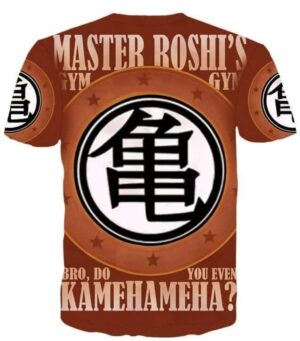 Master Roshi Gym Bro Do You Even Kamehameha Funny DBZ T-Shirt - Saiyan Stuff