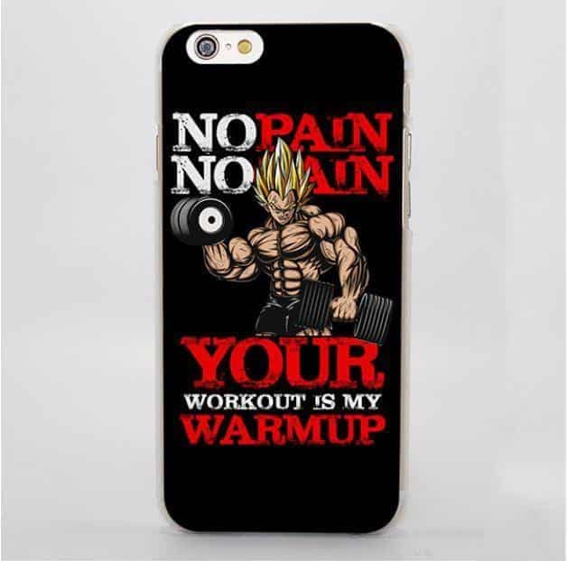 No Pain No Gain Your Workout is My Warmup iPhone 4 5 6 7 Plus Case