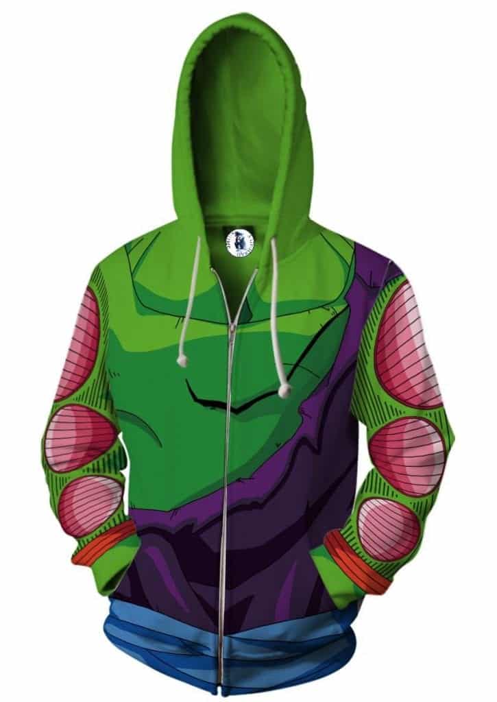 Piccolo Ma Junior DBZ Zip Up Cosplay 3D