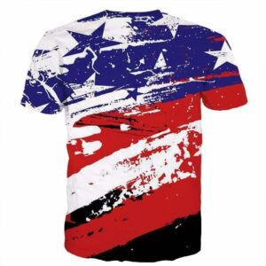 The Notorious B.I.G. Biggie Hip Hop DBZ Buu US Flag T- Shirt - Saiyan Stuff - 2