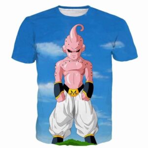 Ultimate Kid Buu Dragon Ball Super Sky Blue Premium 3D Shirt - Saiyan Stuff