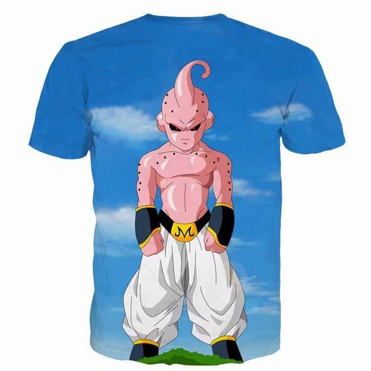 Ultimate Kid Buu Dragon Ball Super Sky Blue Premium 3D Shirt - Saiyan Stuff