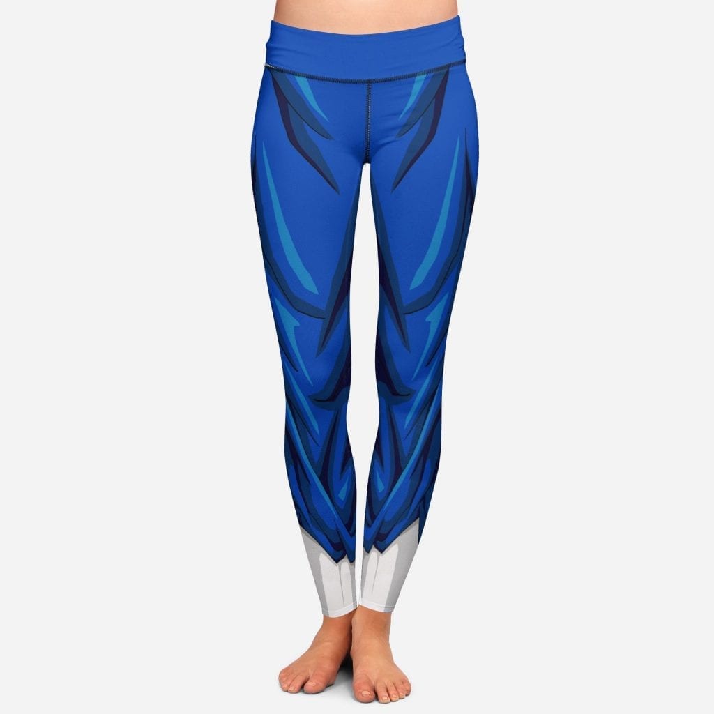 Vegito Dragon Ball Z Women Cosplay Blue Leggings Yoga Pants