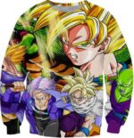 Z-Fighters Goku Trunks Gohan Piccolo Shenron Sweatshirt - Saiyan Stuff