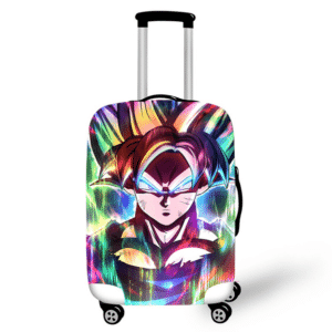 Son Goku Advanced Rainbow Super Saiyan Suitcase Cover