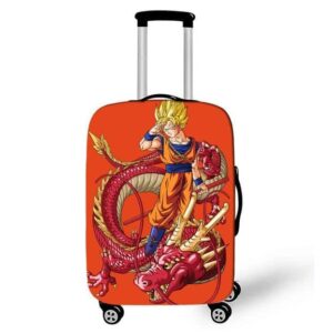 Son Goku SSJ1 Ultimate Shenron Travel Luggage Cover