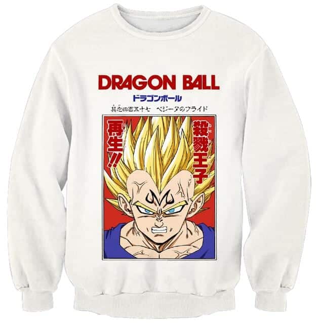 majin vegeta sweater