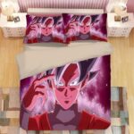 DBZ Goku Black Evil Smirk Super Saiyan Rose Bedding Set