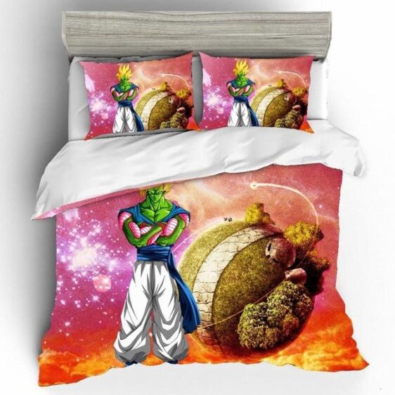 King Kai's Planet Goku And Piccolo Fusion Bedding Set