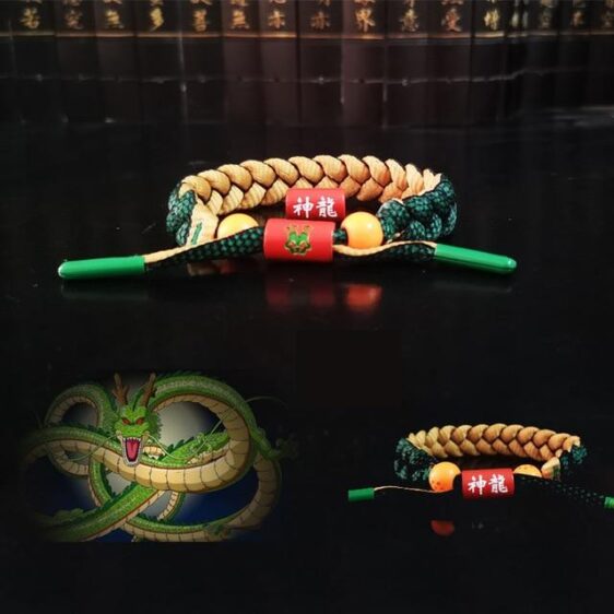 Dragon Ball Z Shenron Design Nylon Braided Bracelet