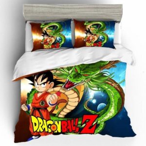 Dragon Ball Z Fierce Kid Goku & Shenron Bedding Set