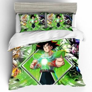 Dragon Ball Z Bardock The Father of Goku Green Bedding Set