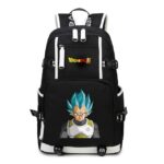 DBZ Vegeta Super Saiyan Blue Gray Battle Suit Backpack