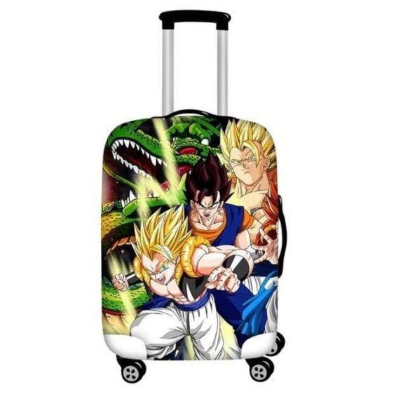 Super Saiyan Gogeta And Vegito Fusion Forms Luggage Cover