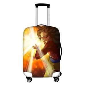 Grinning Super Saiyan 4 Goku Protective Suitcase Cover
