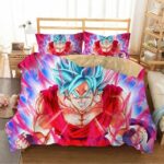 DBZ Ressurection F Enraged Goku SSGSS Form Bedding Set