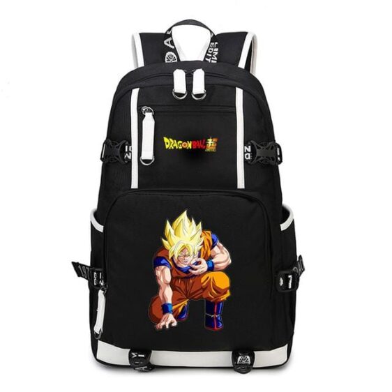 Dragon Ball Z SSJ Son Goku Orange Training Suit Backpack