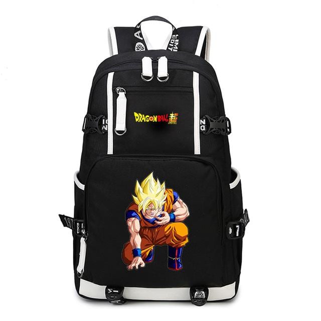 ANIME Dragon Ball Z Shoulder BAG SCHOOL BACKPACK Son Goku Orange Canvas GIFT 