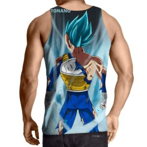 Dragon Ball Vegeta Blue Super Saiyan Epic Fitness Tank Top