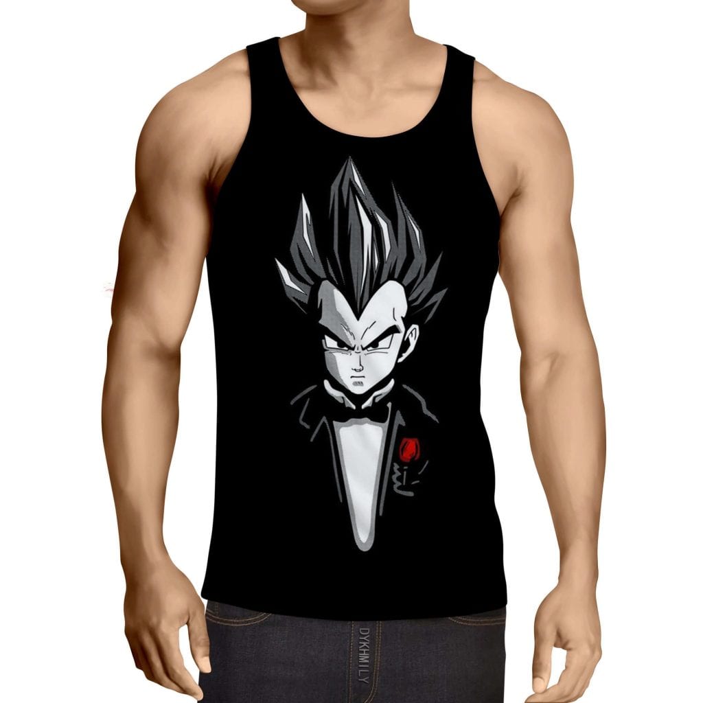 Dragon Ball Vegeta God Father Style Dope Design Tank Top