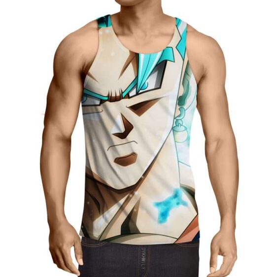 Dragon Ball Vegito Blue Super Saiyan Pissed Summer Tank Top