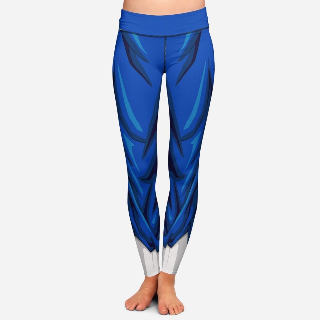 Vegito DBZ Women Cosplay Blue Leggings