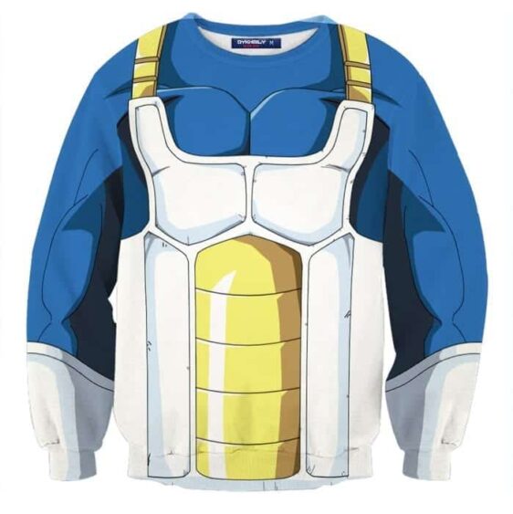 Dragon Ball Z Vegeta Super Saiyan Battle Armor Cosplay Sweatshirt