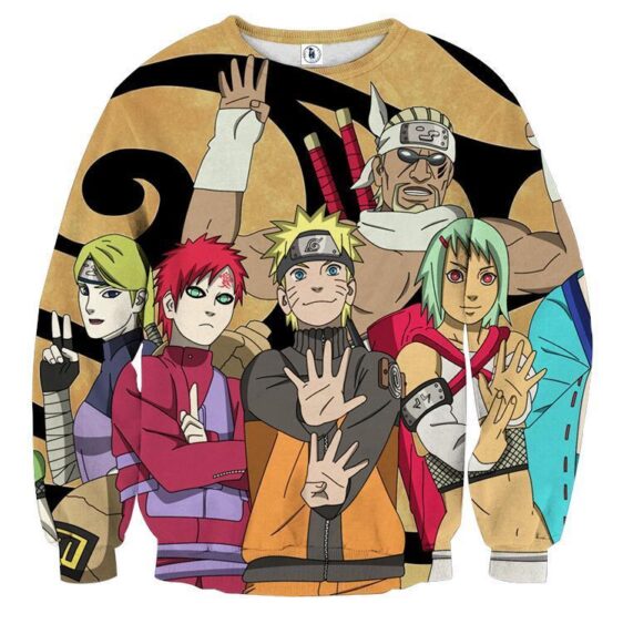 Naruto Jinchuuriki Powerful Ninja Cartoon Sweatshirt