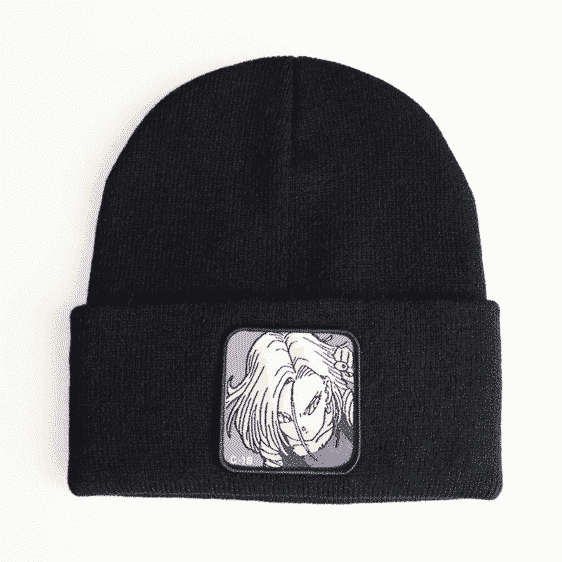 Android 18 DBZ Dr. Gero Android Creation Black Beanie