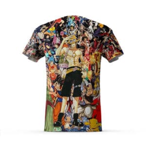 Anime Characters One Piece Death Note Gintama Naruto Dragon Ball 3D T-Shirt