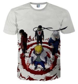 Anime Naruto Shippuden Hokage Japanese Anime Cool T-Shirt