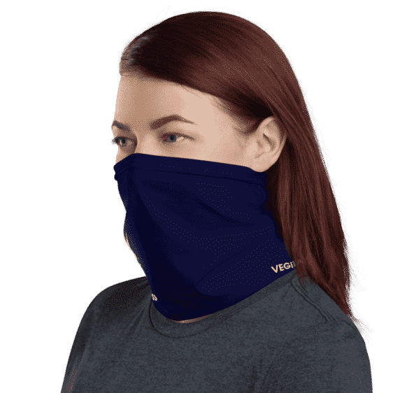 DBZ Vegeta Adidas Style Navy Blue Face Covering Neck Gaiter