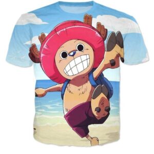 Doctor Tony Tony Chopper One Piece Holidays Beach 3D T-shirt