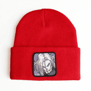 Dragon Ball Z Cool Android 18 Red Casual Streetwear Beanie