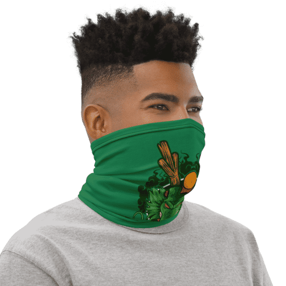 Dragon Ball Z Cool Shenron Green Face Covering Neck Gaiter