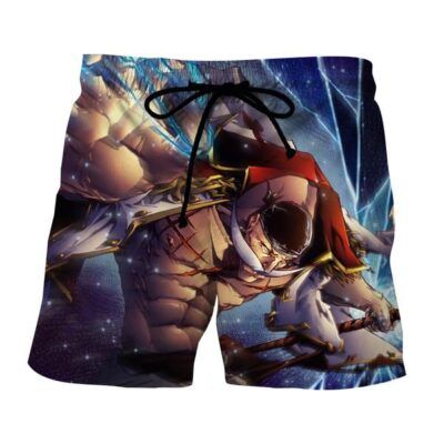 Funny One Piece White Beard Amazing Anime Design Boardshorts