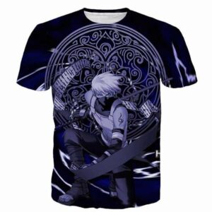 Kakashi Hatake Naruto Dark Blue Religion Mystic Stylish 3D T-Shirt