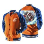Naruto Jiraiya Sage Mode Rasengan Orange Baseball Jacket