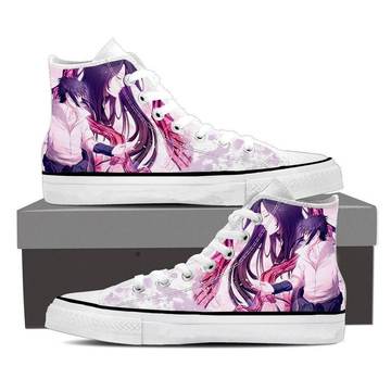Naruto Shippuden Anime Romantic Sasuke Uchiha Sneakers Shoes