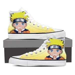 Naruto Uzumaki Cute Chibi Style Anime Design Sneakers Shoes