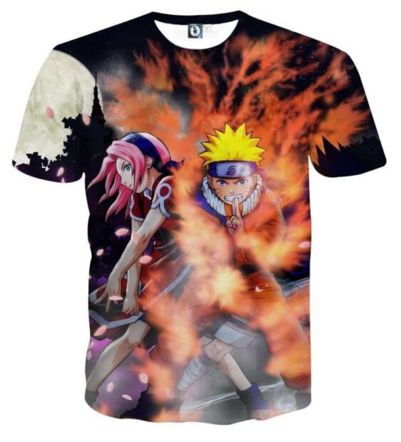 Naruto And Sakura Japanese Anime Awesome Amazing T-Shirt