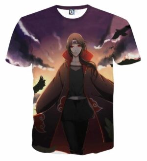 Naruto Female Itachi Fan Art Design Akatsuki Dope T-Shirt