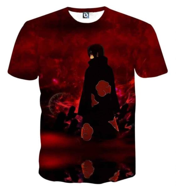 Naruto Itachi Uchiha Akatsuki Ninja Magic Style Dope T-Shirt