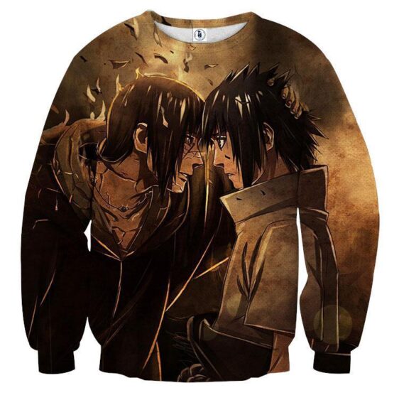 Naruto Japan Anime Itachi And Sasuke Fight Anime Sweatshirt