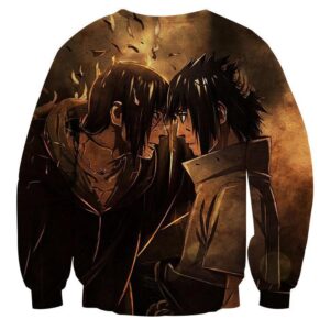 Naruto Japan Anime Itachi And Sasuke Fight Anime Sweatshirt