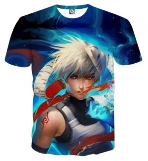 Naruto Kakashi Hatake Anbu Ninja Fan Art Design T-Shirt