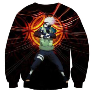 Naruto Kakashi Hatake Copy Ninja Cool Symbol Sweatshirt