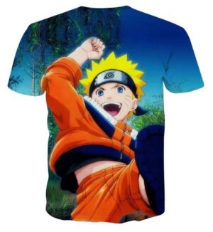 Naruto Kid Japan Anime Fan Art Full Print Amazing T-Shirt