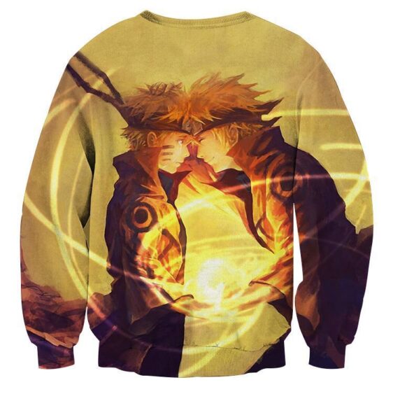 Naruto Minato Father Son Rasengan Fan Art Cool Sweatshirt