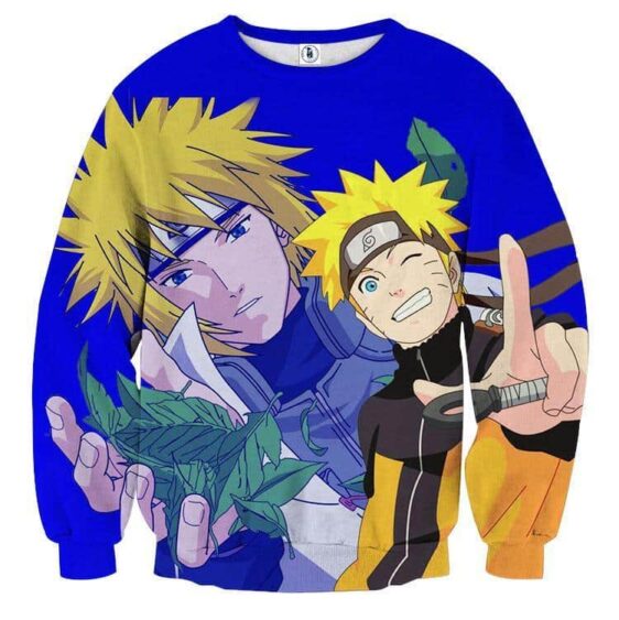 Naruto Minato Like Father Like Son Cool Manga Sweatshirt